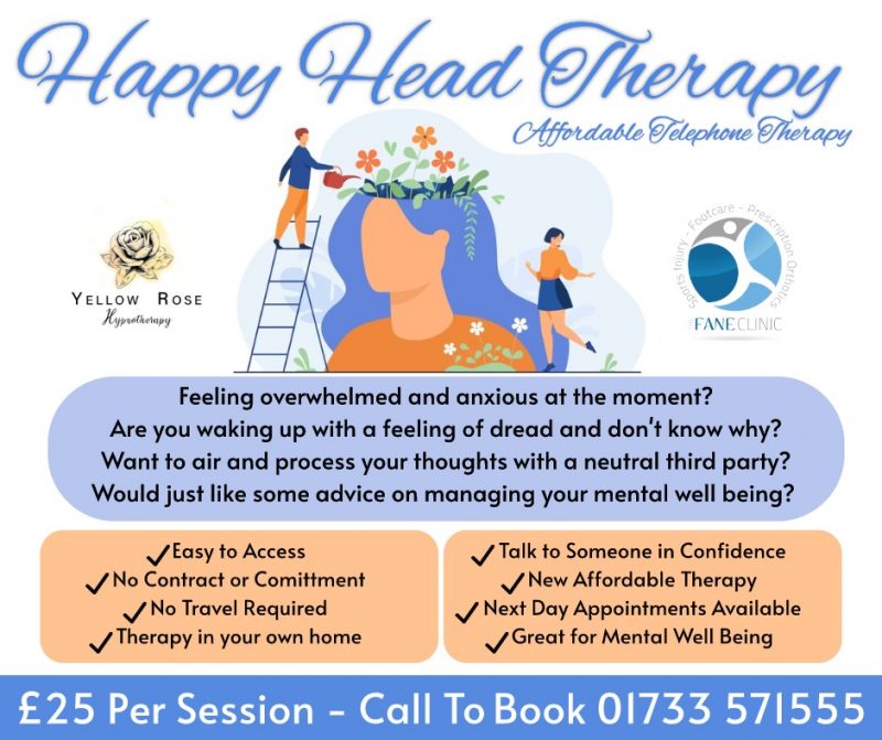 NEW! Happy Head Therapy in Peterborough The Fane Clinic